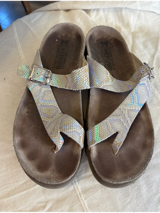 Shoes - Mephisto Helen Thong Slide Sandals Shoes Women's Size 41  Made In France.